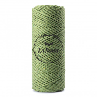 Bavlněná šňůra KaFanta Premium 3PLY 5mm - avocado