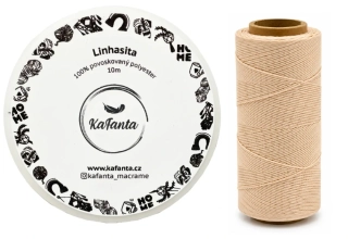 Voskovaná šňůra Linhasita 0,75 mm - barva 924 - 10m