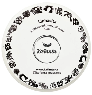 Voskovaná šňůra Linhasita 0,75 mm - barva 218 - 10m