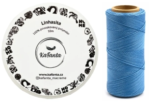 Voskovaná šňůra Linhasita 0,75 mm - barva 606 - 10m