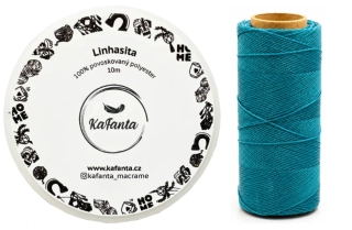 Voskovaná šňůra Linhasita 0,75 mm - barva 707 - 10m