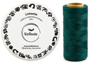 Voskovaná šňůra Linhasita 0,75 mm - barva 386 - 10m