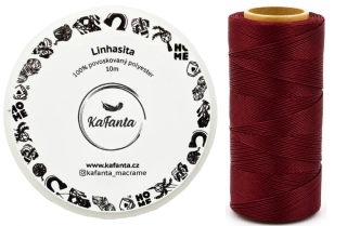Voskovaná šňůra Linhasita 0,75 mm - barva 60 - 10m