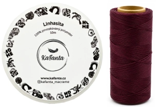 Voskovaná šňůra Linhasita 0,75 mm - barva 632 - 10m