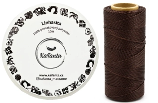 Voskovaná šňůra Linhasita 0,75 mm - barva 667 - 10m