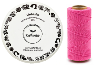 Voskovaná šňůra Linhasita 1 mm - barva 915 - 10m
