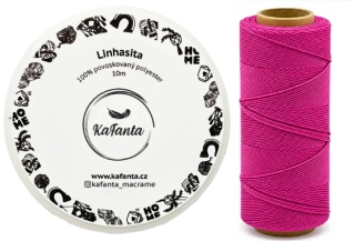 Voskovaná šňůra Linhasita 1 mm - barva 899 - 10m