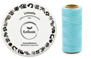 Voskovaná šňůra Linhasita 1 mm - barva 605 - 10m