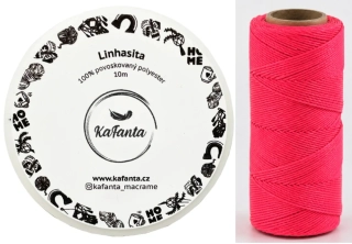 Voskovaná šňůra Linhasita 1 mm - barva 328 - 10m