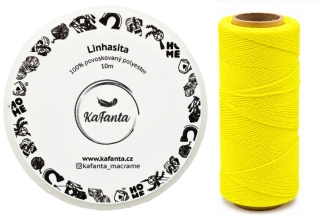 Voskovaná šňůra Linhasita 1 mm - barva 326 - 10m