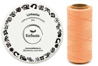 Voskovaná šňůra Linhasita 1 mm - barva 238 - 10m