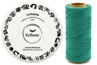 Voskovaná šňůra Linhasita 1 mm - barva 224 - 10m