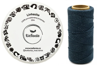Voskovaná šňůra Linhasita 1 mm - barva 209 - 10m