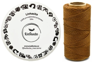 Voskovaná šňůra Linhasita 1 mm - barva 21 - 10m