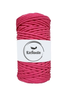Bavlněná šňůra KaFanta 3 mm - magenta