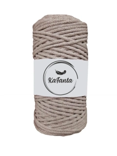 Bavlněná šňůra KaFanta 3 mm - lněná