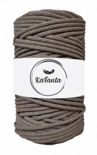 Bavlněná šňůra KaFanta 5 mm - mokka
