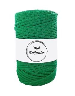 Bavlněná šňůra KaFanta 5 mm - zelená