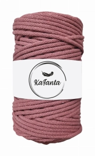Bavlněná šňůra KaFanta 5 mm - divoká růže