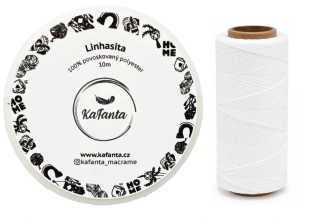 Voskovaná šňůra Linhasita 0,5 mm - barva BCO - 10m