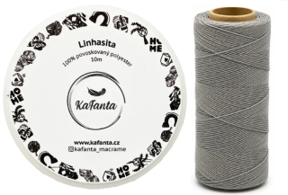 Voskovaná šňůra Linhasita 0,5 mm - barva 208 - 10m