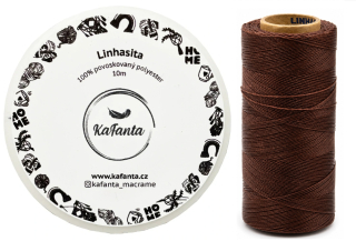 Voskovaná šňůra Linhasita 0,5 mm - barva 273 - 10m
