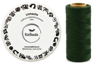 Voskovaná šňůra Linhasita 0,5 mm - barva 367 - 10m
