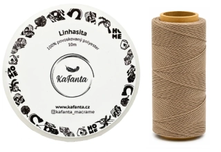 Voskovaná šňůra Linhasita 0,5 mm - barva 05 - 10m