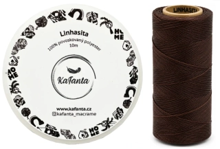 Voskovaná šňůra Linhasita 0,5 mm - barva 516 - 10m