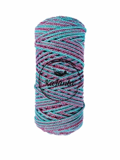 Bavlněná šňůra KaFanta 3 mm - vánoční mix