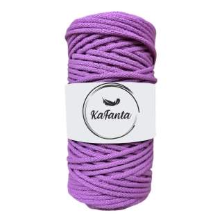 Bavlněná šňůra KaFanta 3 mm - fialková