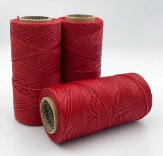 Voskovaná šňůra Linhasita 1 mm - barva 677 Pitanga VONÍCÍ