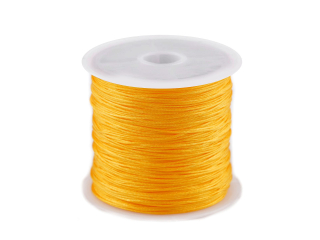 Polyesterová šňůra Ø0,5 mm - žlutá