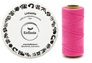 Voskovaná šňůra Linhasita 1 mm - barva 915 TuttiFruti VONÍCÍ - 10m