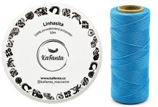 Voskovaná šňůra Linhasita 1 mm - barva 721 - 10m