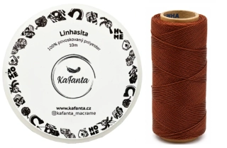 Voskovaná šňůra Linhasita 1 mm - barva 25 - 10m