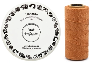Voskovaná šňůra Linhasita 0,75 mm - barva 314 - 10m