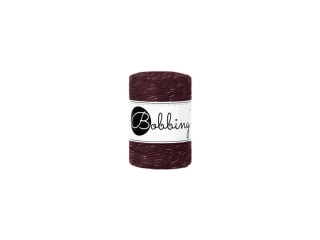Bobbiny Macrame Baby 1,5 mm - golden burgundy