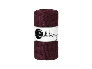 Bobbiny Macrame Regular 3mm - burgundy
