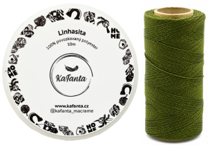Voskovaná šňůra Linhasita 0,75 mm - barva 88 - 10m