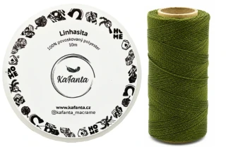 Voskovaná šňůra Linhasita 0,75 mm - barva 88 - 10m
