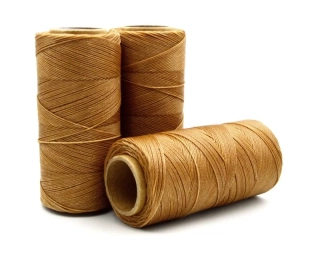 Voskovaná šňůra Linhasita 0,5 mm - barva Palha