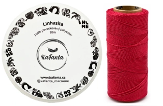 Voskovaná šňůra Linhasita 0,75 mm - barva 545 - 10m