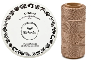 Voskovaná šňůra Linhasita 0,75 mm - barva 366 - 10m