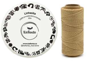 Voskovaná šňůra Linhasita 0,75 mm - barva 483 - 10m