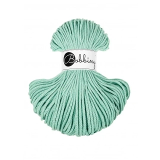 Bobbiny Junior 3 mm – bavlněná šňůra 100 m Jelly Mint