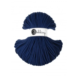 Bobbiny Premium 5 mm Ink Blue – bavlněná šňůra 100 m | Macramé a háčkování