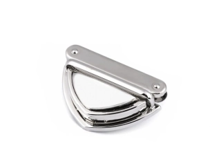 Magnetické zapínání na kabelku/batoh 50 × 25 mm – stříbrné