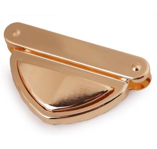 Magnetické zapínání na kabelku/batoh 50 × 25 mm – růžově zlaté