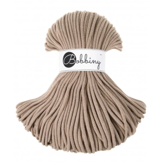 Bobbiny Premium 5 mm Sand – bavlněná šňůra 100 m | Macramé a háčkování